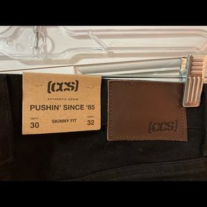 CCS Black Denim Skinny Jean 30/32
